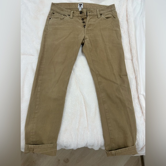 Tellason Ladbroke Grove Button Fly Slim Tapered Jeans - Men's Size 31 - Picture 8 of 8